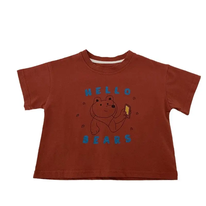 Hello Bears Printed Cotton T-Shirt for Boys Girls 2025 - Image 5