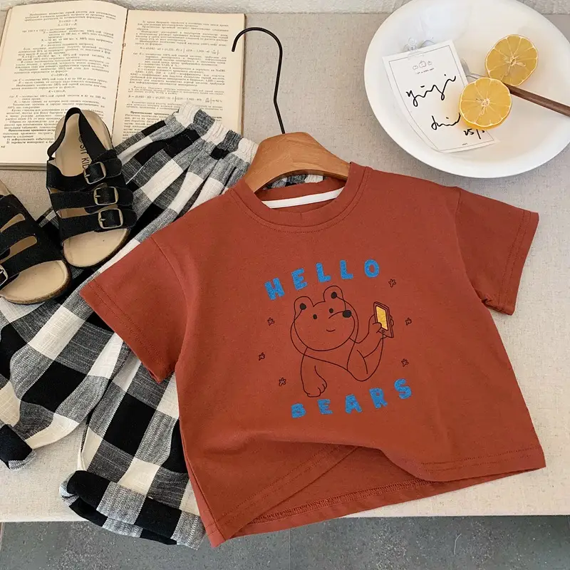 Hello Bears Printed Cotton T-Shirt for Boys Girls 2025 — feature 6