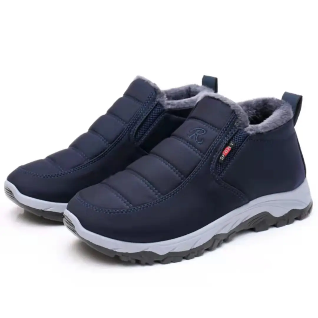 Men's Cotton Shoes Winter Men's Shoes fleece-lined Thickened Non-slip Slip-on Warm Shoes for the Elderly Mom and Dad Cotton Shoes - Image 3