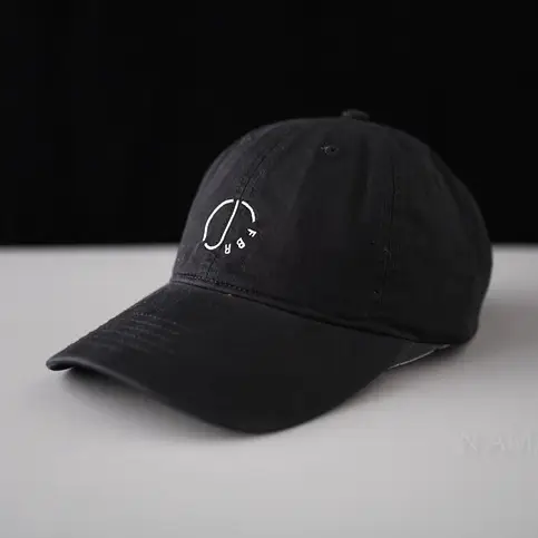 White Korean Style Baseball Cap for Men Women