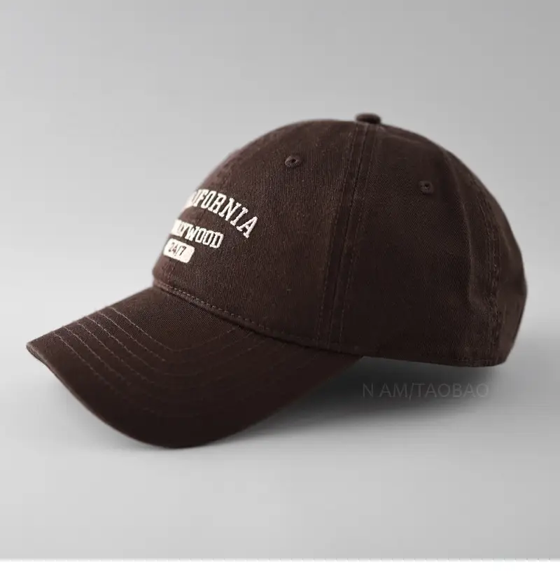 Maroon Letter Embroidered Baseball Cap for Men Women — feature 11