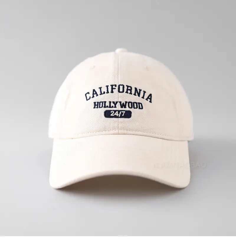 Maroon Letter Embroidered Baseball Cap for Men Women — feature 5