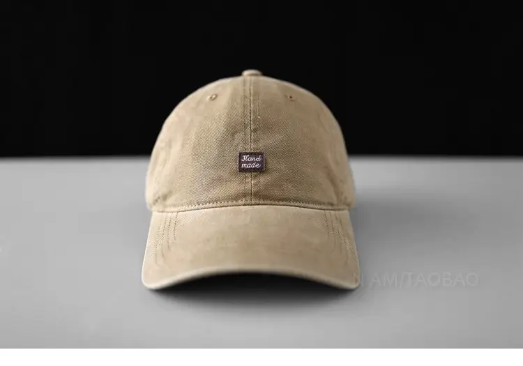 Olive Green Baseball Cap for Men with Logo — feature 2