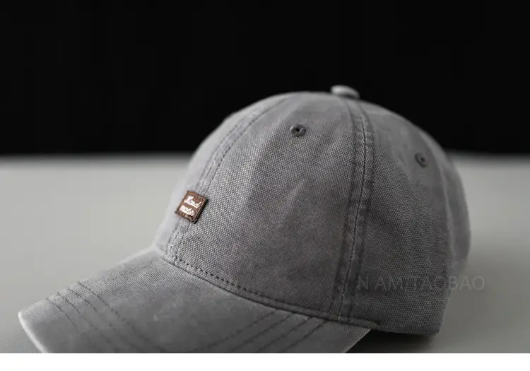 Olive Green Baseball Cap for Men with Logo — feature 3