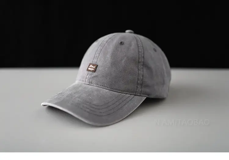 Olive Green Baseball Cap for Men with Logo - Image 4