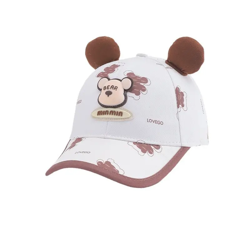 Bear Sunscreen Hat for Kids Summer Travel Sunshade - Image 8