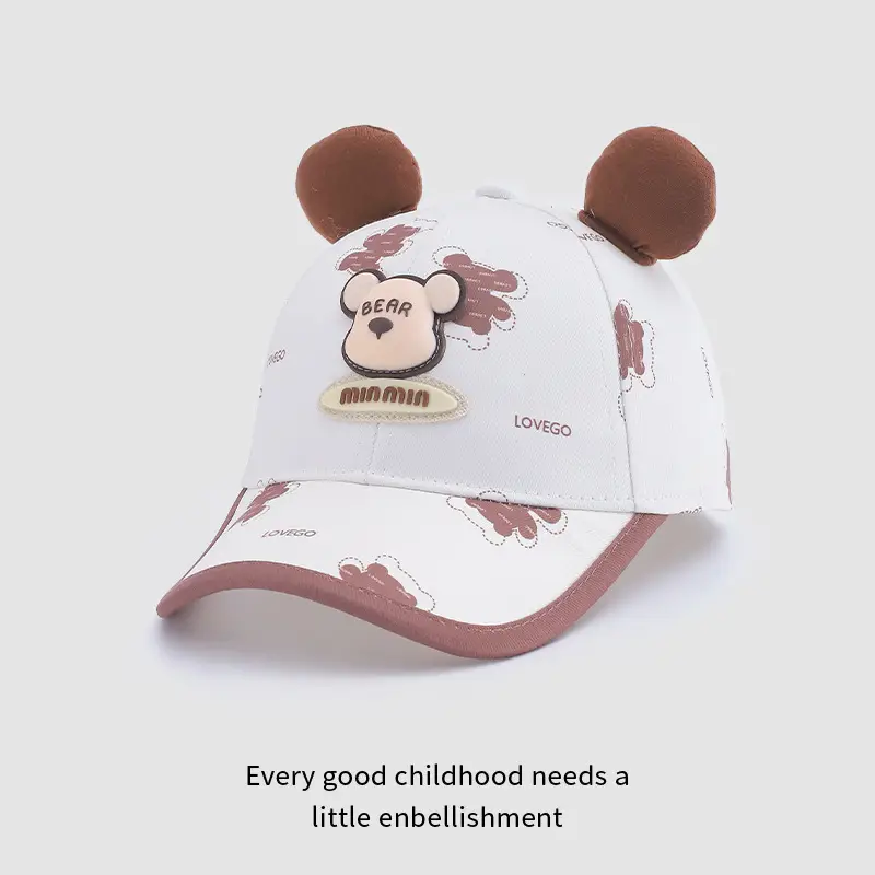 Bear Sunscreen Hat for Kids Summer Travel Sunshade — feature 7