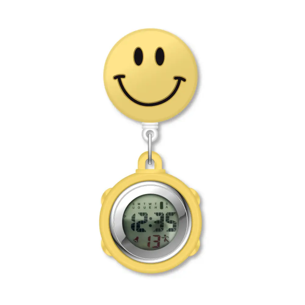 Electronic Nurse Watch with Smiley Face & Stretchable Design - Image 9