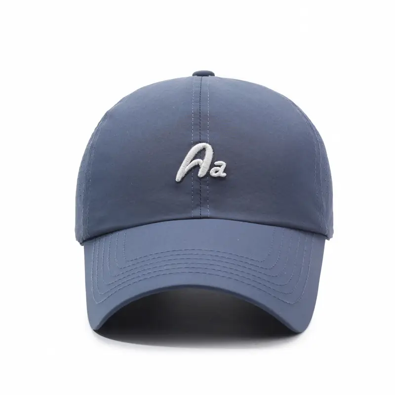 Women's Blue Breathable Sun Hat with Adjustable Strap