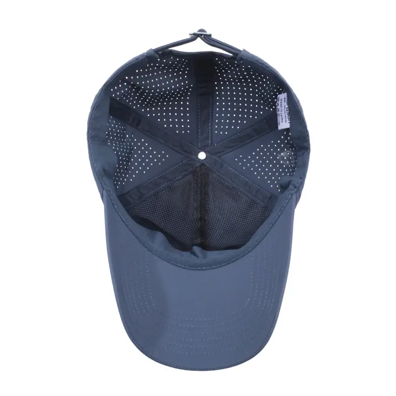Women's Blue Breathable Sun Hat with Adjustable Strap