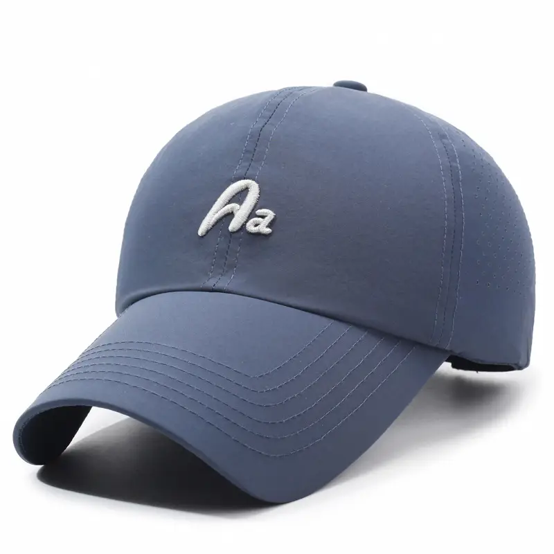 Women's Blue Breathable Sun Hat with Adjustable Strap