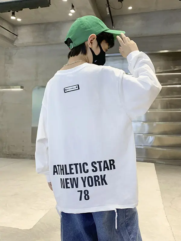 Boys Cotton Long Sleeve T-Shirt White Spring Autumn 2025 - Image 5