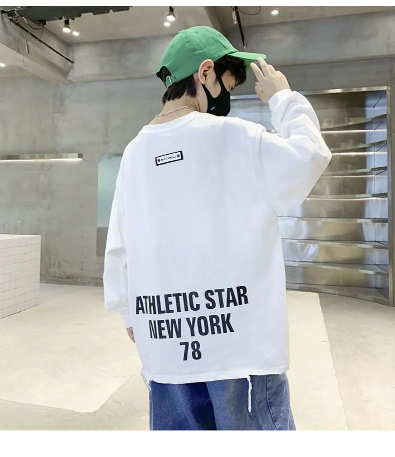 Boys Cotton Long Sleeve T-Shirt White Spring Autumn 2025 — feature 10