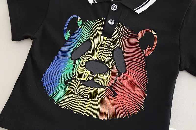 2025 Boys Cartoon T-Shirt Shorts Set Small Medium — feature 7
