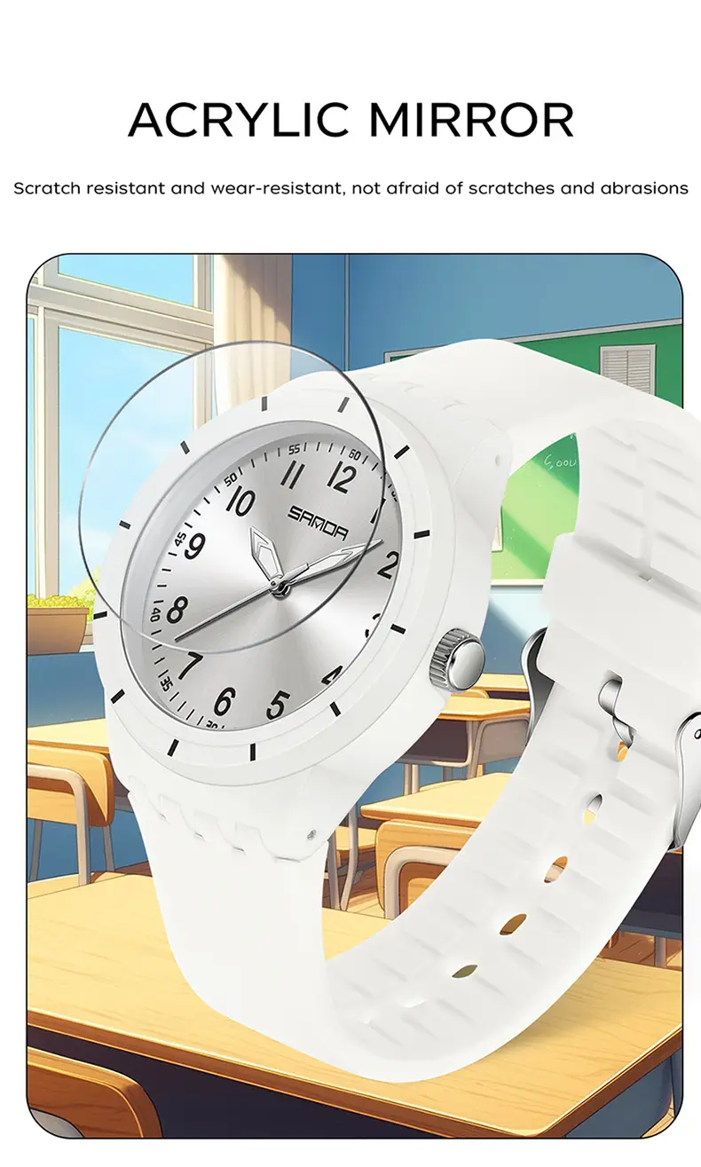 Sanda New Exam Watch Large Dial Luminous Waterproof — feature 35
