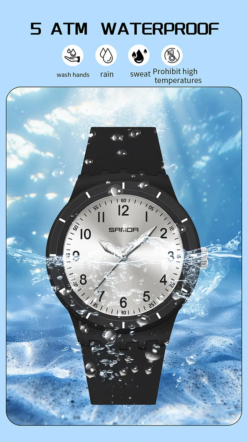 Sanda New Exam Watch Large Dial Luminous Waterproof — feature 36