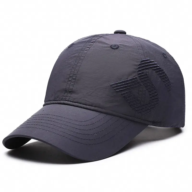 Gray Embroidered Baseball Cap with Side Design - Image 2