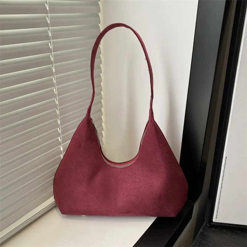 Retro Suede Shoulder Bag for Women 2025 - Image 9