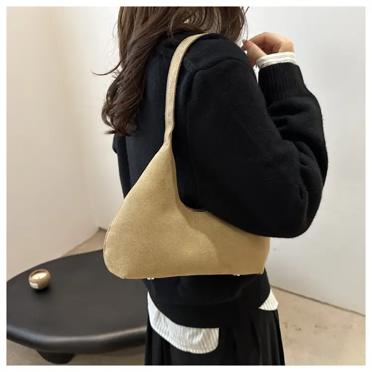 Retro Suede Shoulder Bag for Women 2025 — feature 10