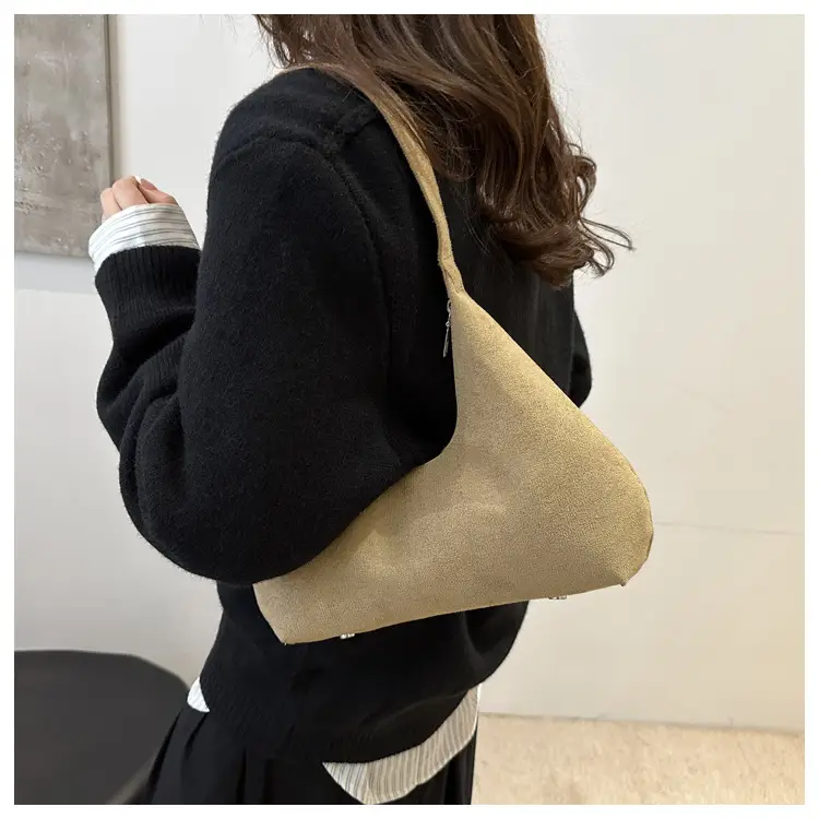Retro Suede Shoulder Bag for Women 2025 — feature 11