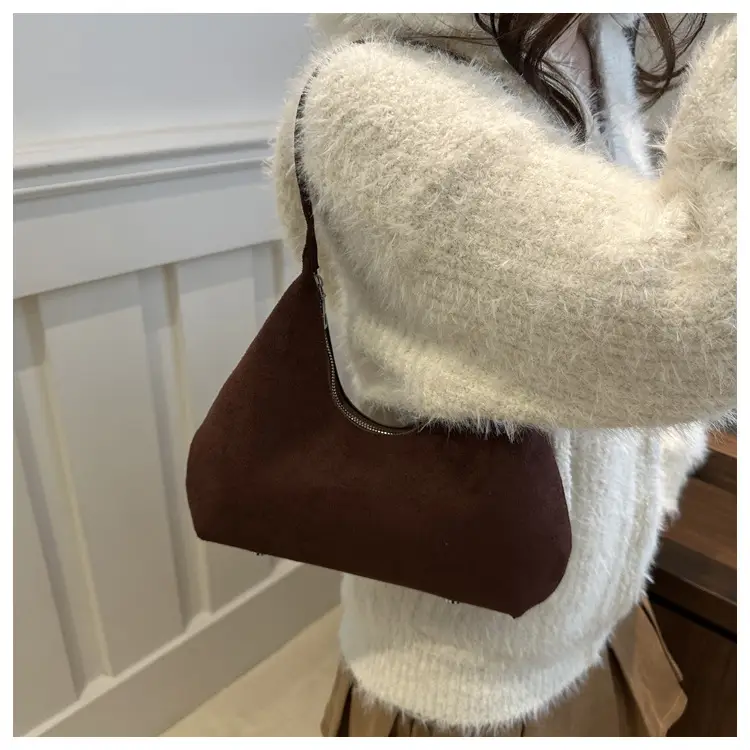 Retro Suede Shoulder Bag for Women 2025 — feature 17