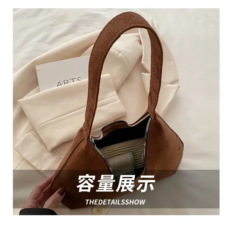 Retro Suede Shoulder Bag for Women 2025 — feature 6