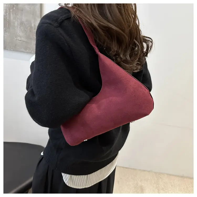 Retro Suede Shoulder Bag for Women 2025 — feature 7