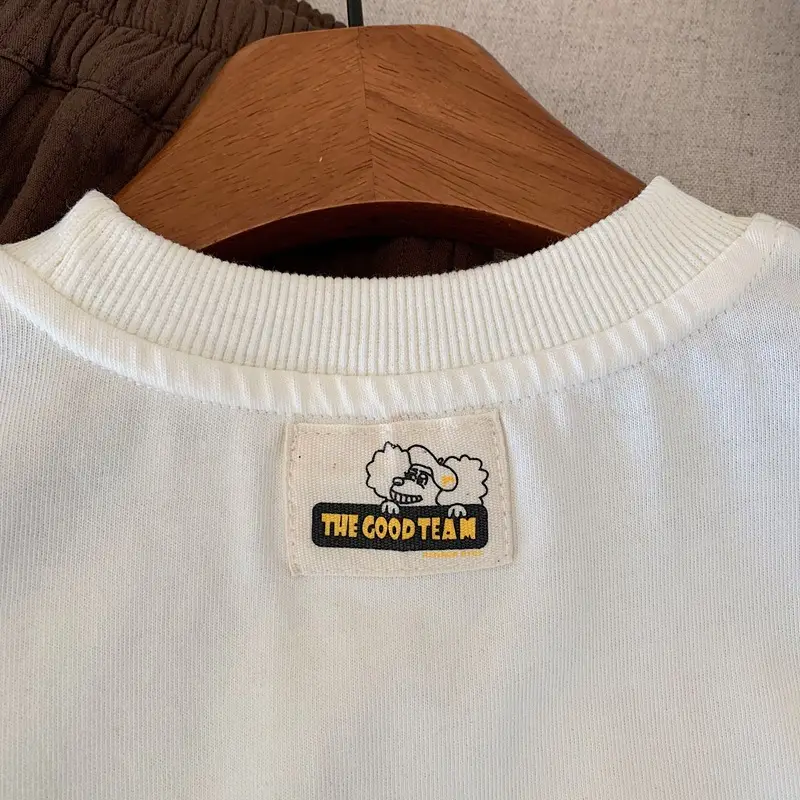Boys Cotton Long Sleeve T-Shirt White Spring 2025 — feature 11