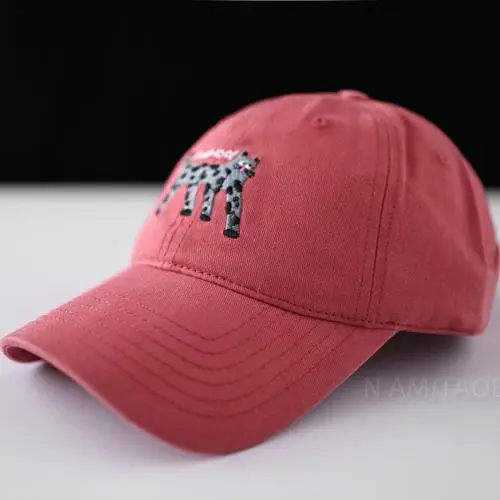 Men Cartoon Embroidered Baseball Cap Navy Blue - Image 8