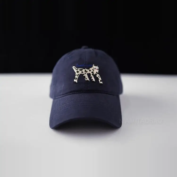 Men Cartoon Embroidered Baseball Cap Navy Blue - Image 11