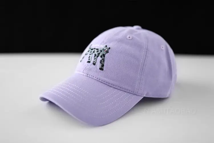 Men Cartoon Embroidered Baseball Cap Navy Blue - Image 2