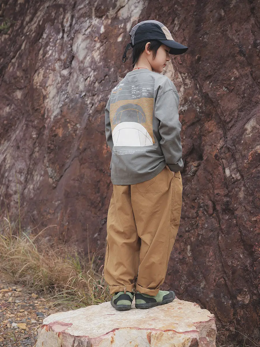 Children's Geometric T-Shirt 2026 Spring Boys All Cotton Loose - Image 6