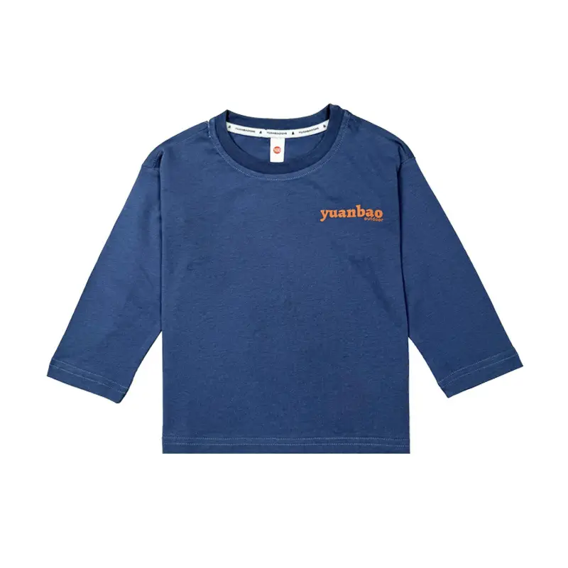 Children's Geometric T-Shirt 2026 Spring Boys All Cotton Loose - Image 2