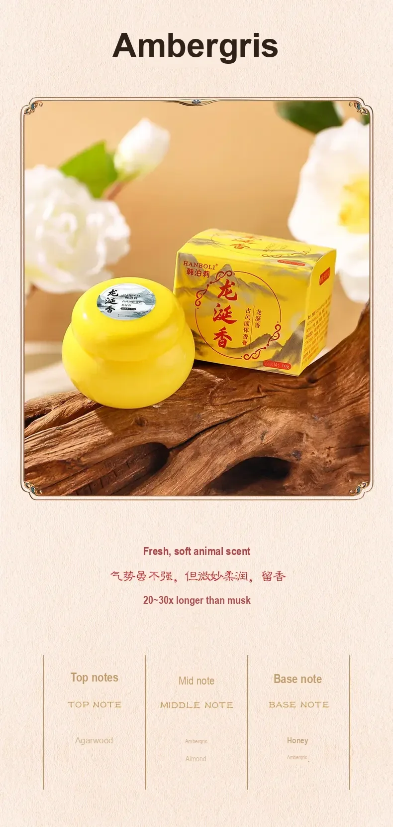 Yellow balm pot beside a matching yellow box.