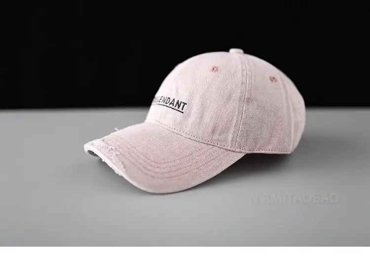 Pink Embroidered Baseball Cap for Men Women — feature 9
