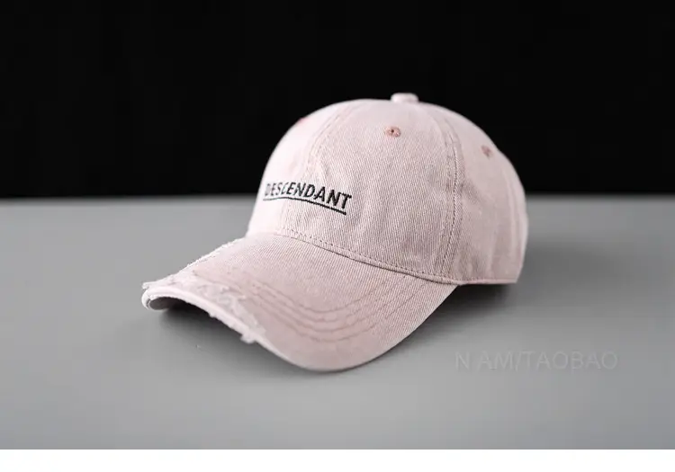 Pink Embroidered Baseball Cap for Men Women - Image 3