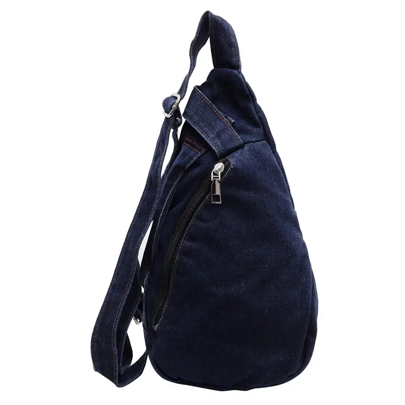 Denim Crossbody Bag Women Winter Trendy Lightweight Chest Bag - Image 2