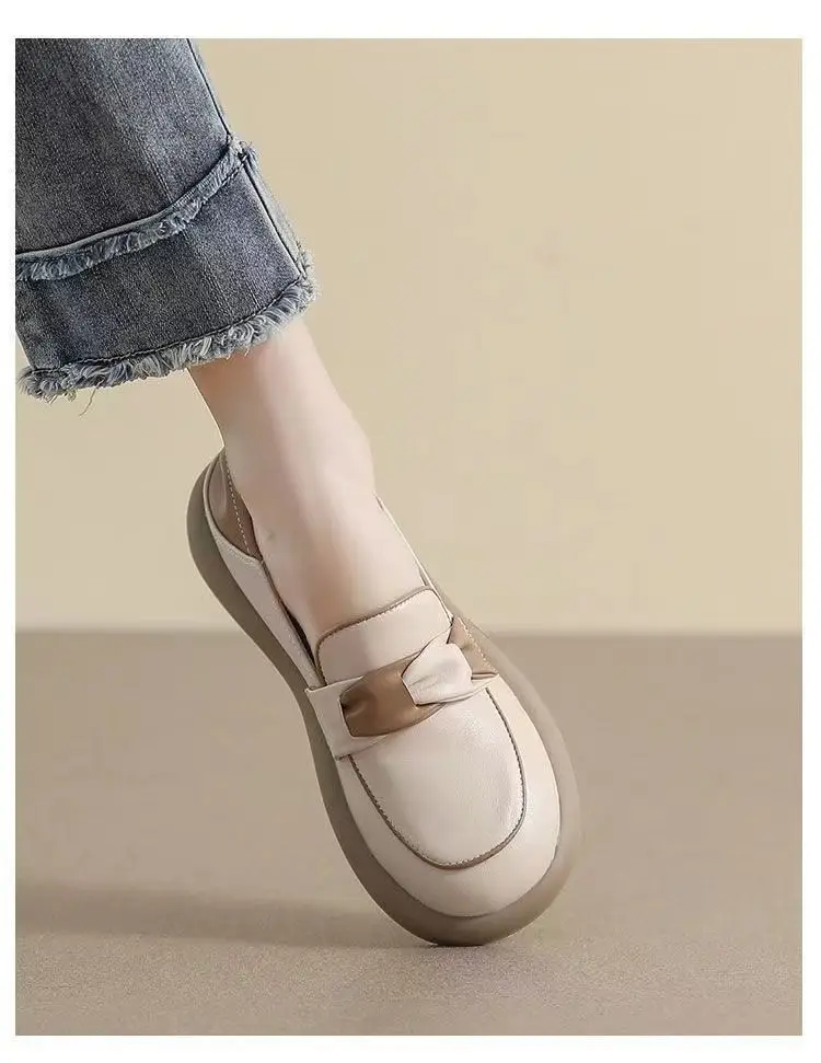 Pregnant Women's Green Slip-on Flat Shoes — feature 8