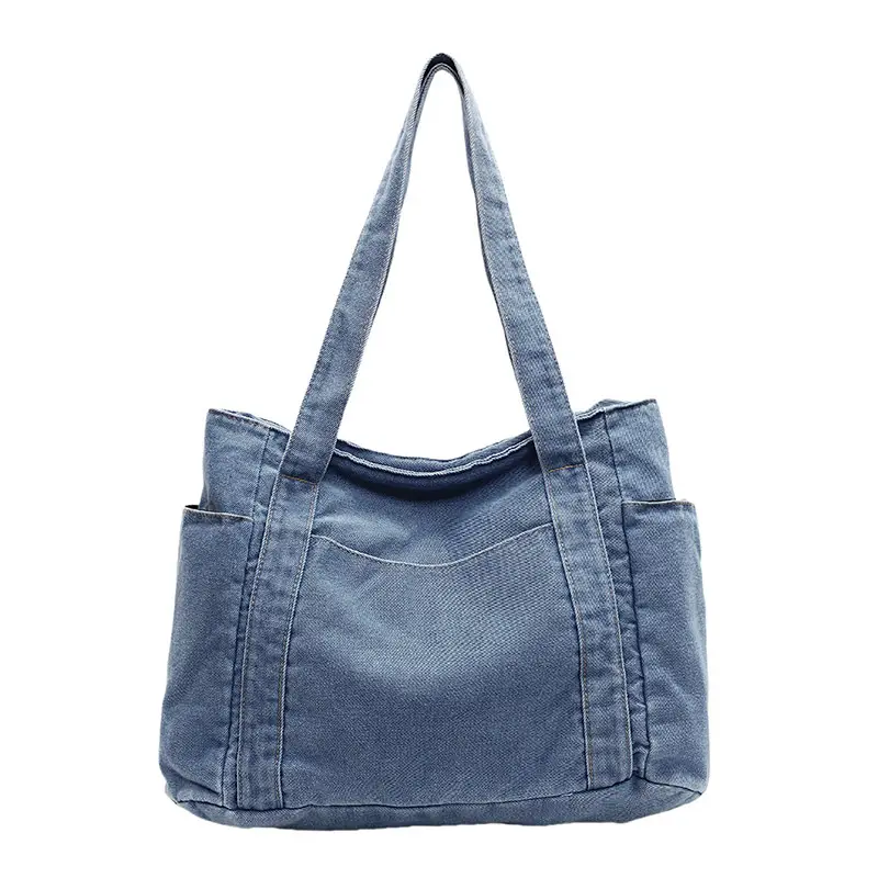 Denim Crossbody Bag Large Capacity for Women