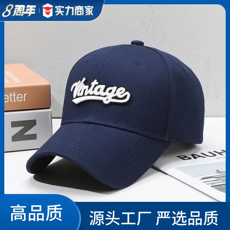 Blue Vintage Letter Baseball Cap for Women - Image 14
