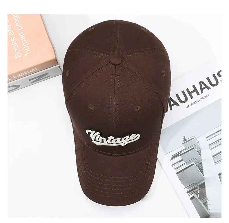 Blue Vintage Letter Baseball Cap for Women — feature 12