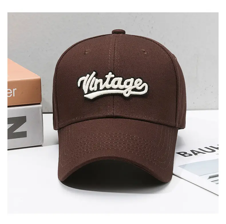 Blue Vintage Letter Baseball Cap for Women — feature 9