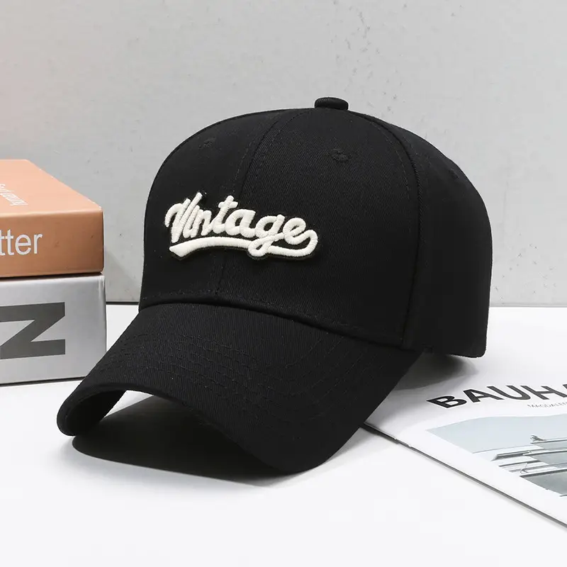 Blue Vintage Letter Baseball Cap for Women - Image 2
