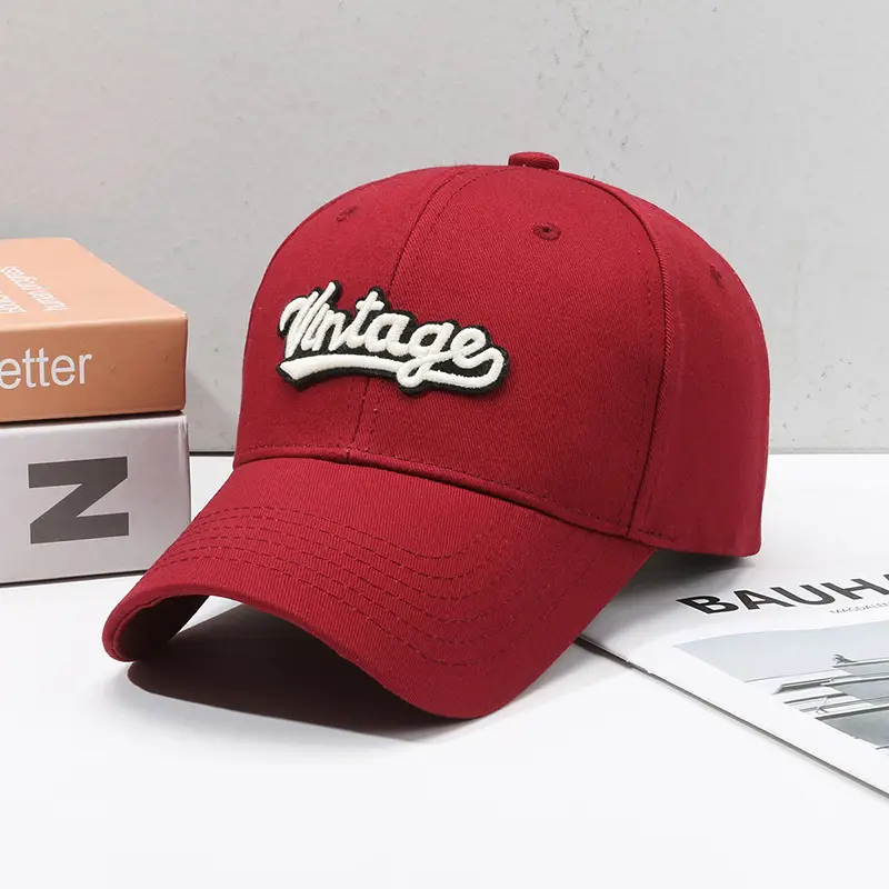 Blue Vintage Letter Baseball Cap for Women - Image 4