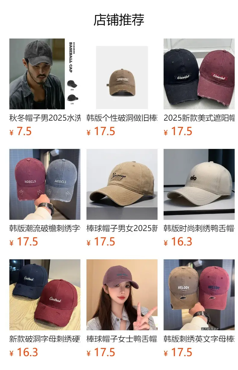 Black Hootering Embroidered Baseball Cap — feature 2