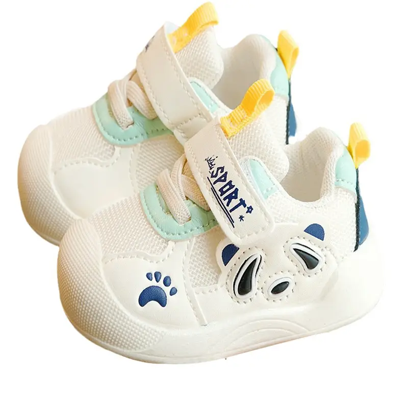 Pink Baby Sneakers 1-2 Years Soft Sole Non-Slip