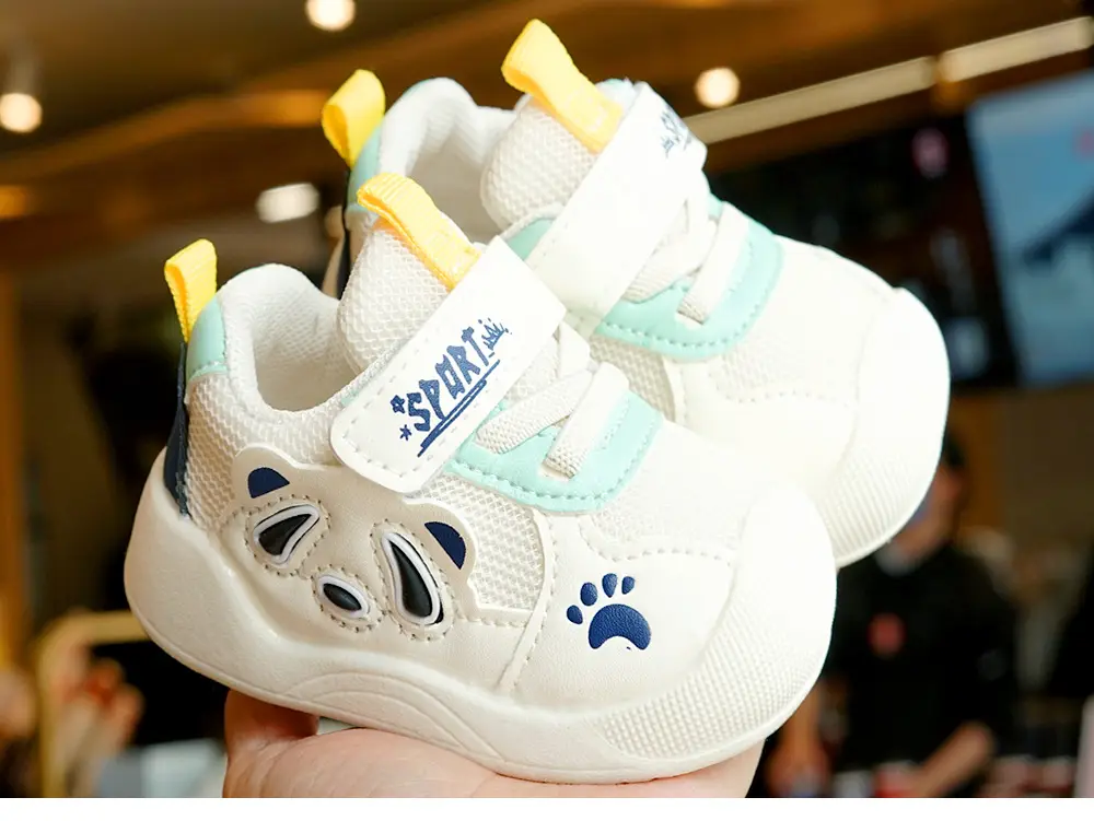 Pink Baby Sneakers 1-2 Years Soft Sole Non-Slip — feature 3