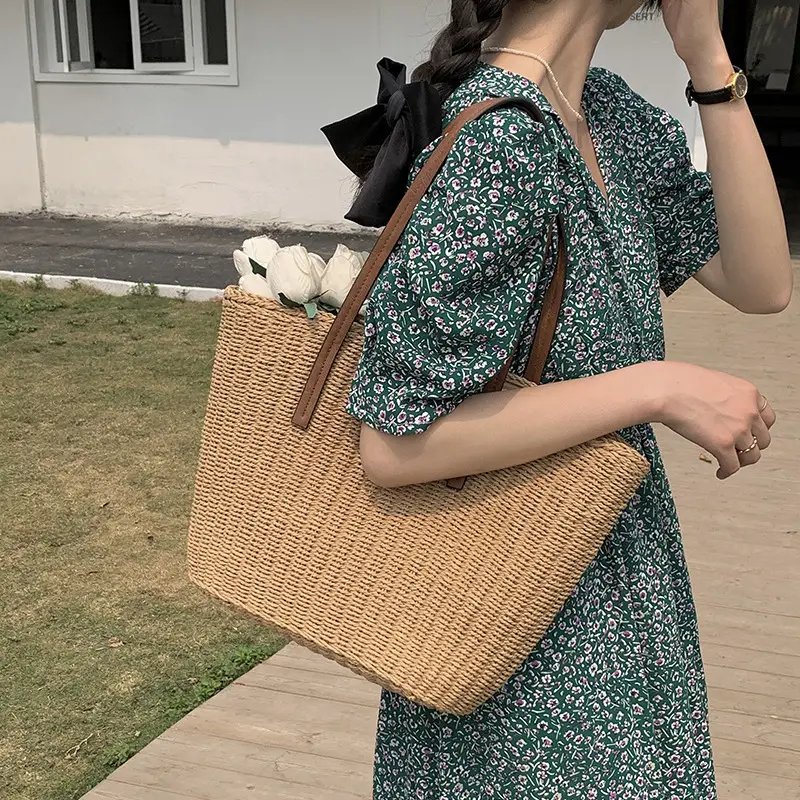 New Style Straw Woven Bag for Travel & Daily Use - Image 4
