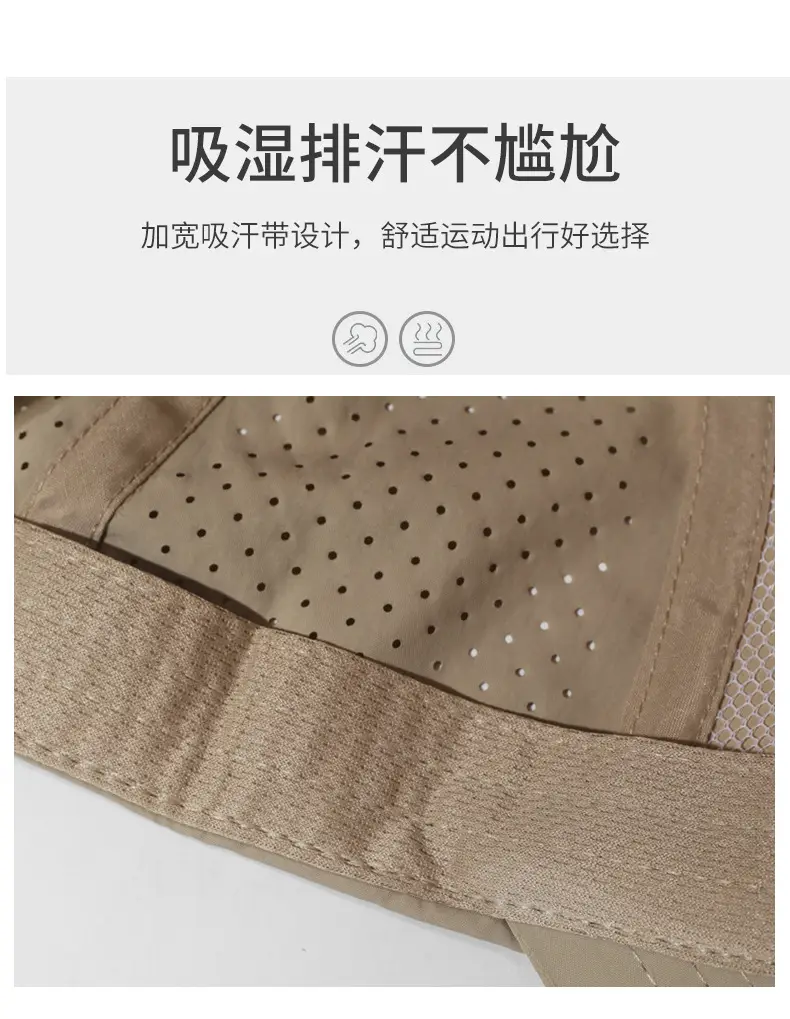 Casual Beige Baseball Cap with "Casual Casual" Embroidery — feature 3