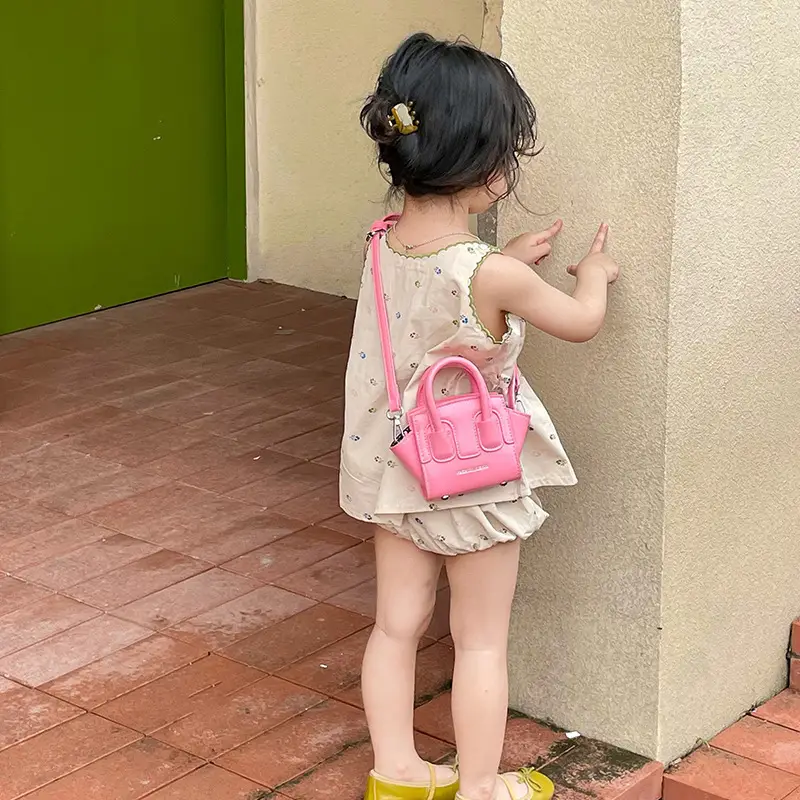 New Mori Style Textured Girl's Shoulder Bag Brown - Image 9